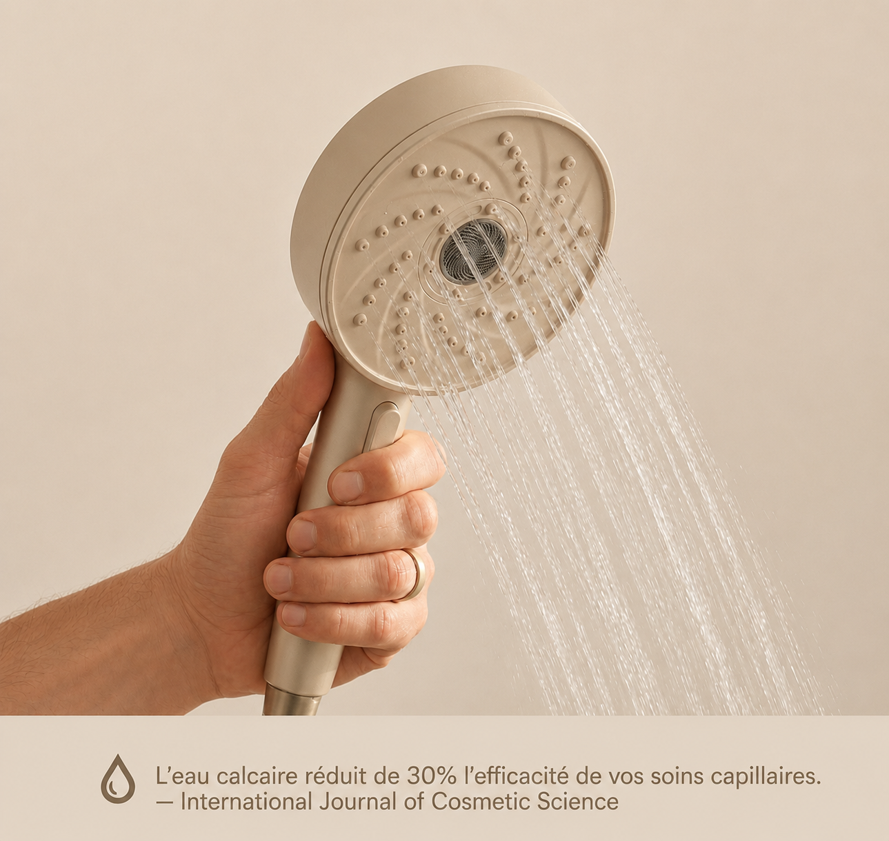 PureRise — Pommeau de Douche Filtrant Anti-Calcaire