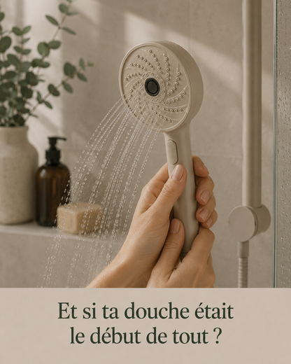 PureRise — Pommeau de Douche Filtrant Anti-Calcaire