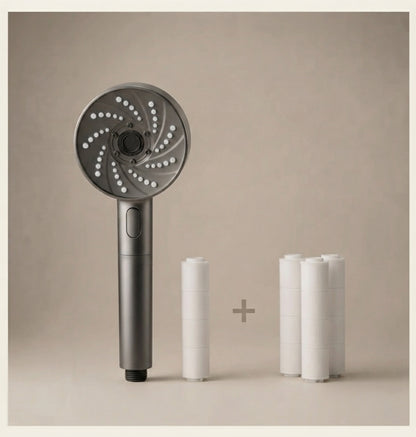 Pommeau de Douche Anti-Calcaire et Filtrant PureRise